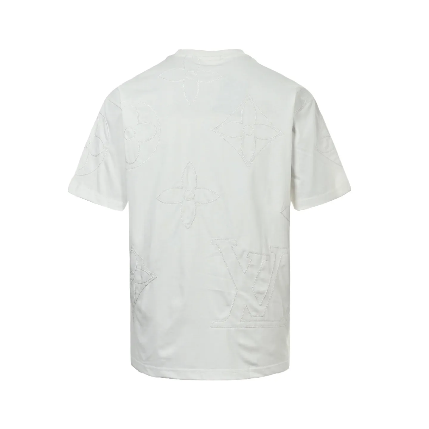 Louis Vuitton/Louis Vuitton 25ss dark pattern old flower jacquard knitted short sleeves